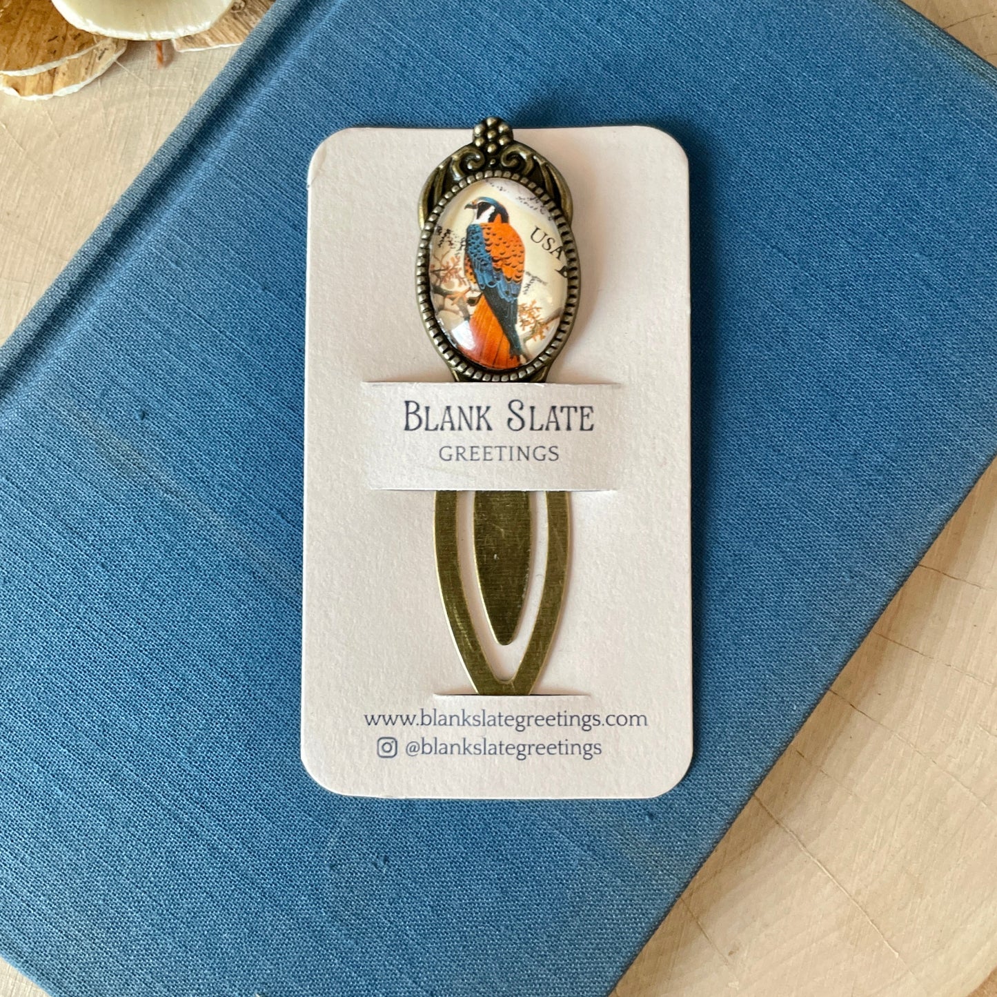American Kestrel Stamp Bookmark