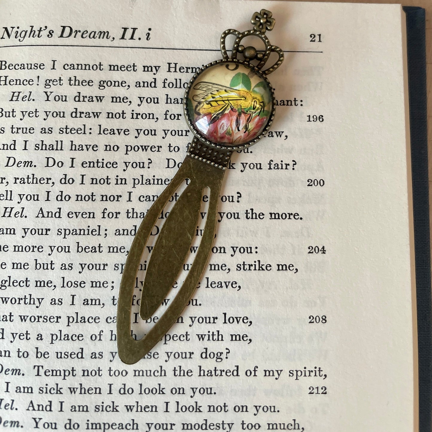 Honeybee Stamp Bookmark