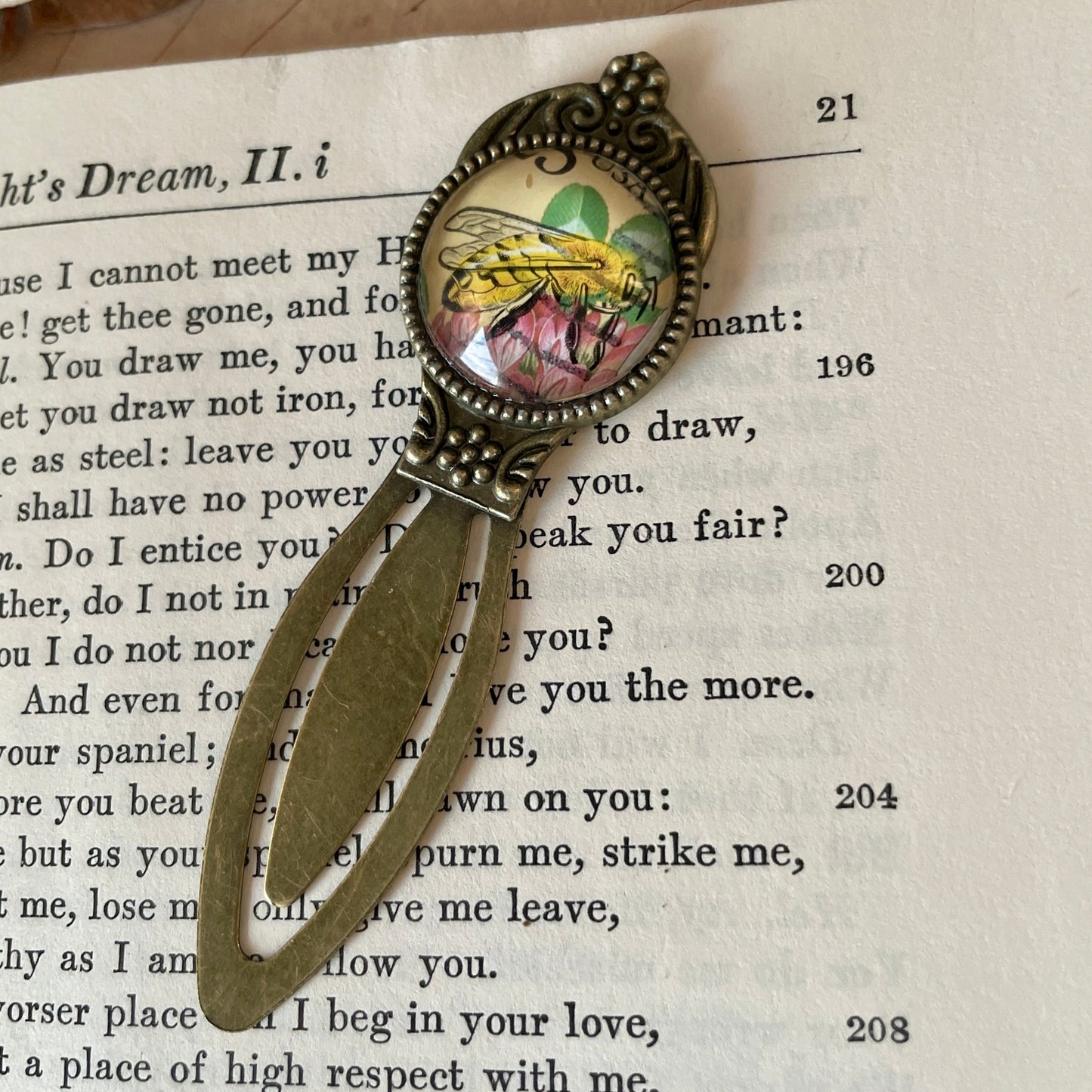 Honeybee Stamp Bookmark