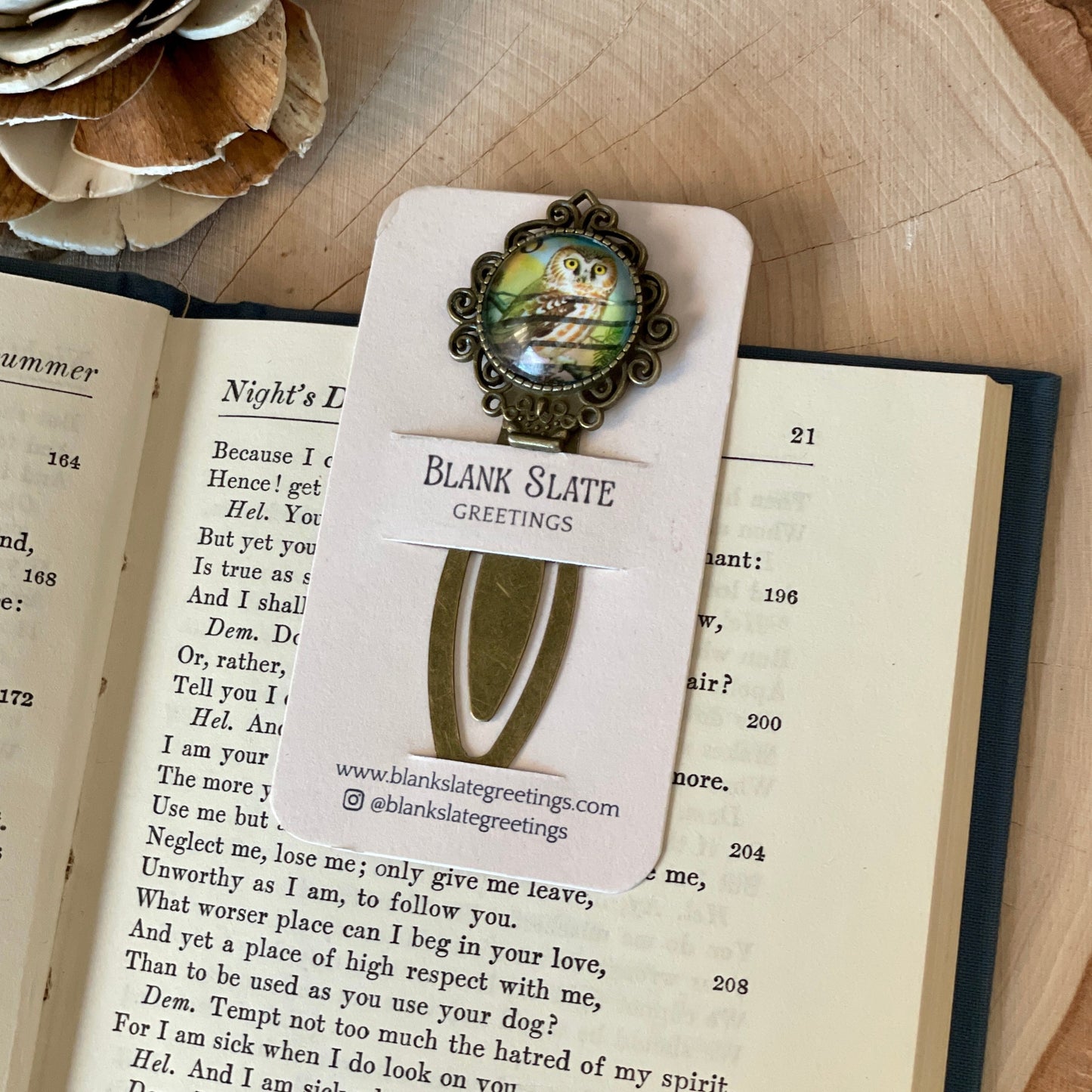 Owl Stamp Bookmark