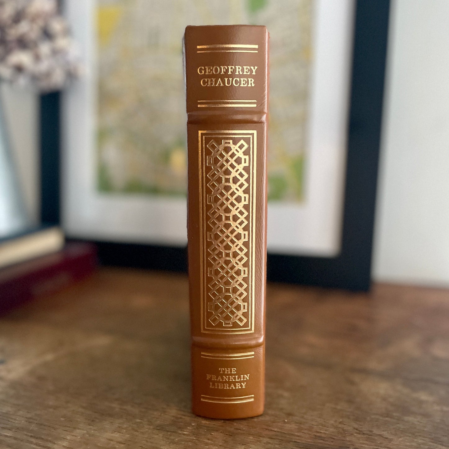 Canterbury Tales by Geoffrey Chaucer - Leather The Franklin Library Limited Edition Collector's Edition 1978