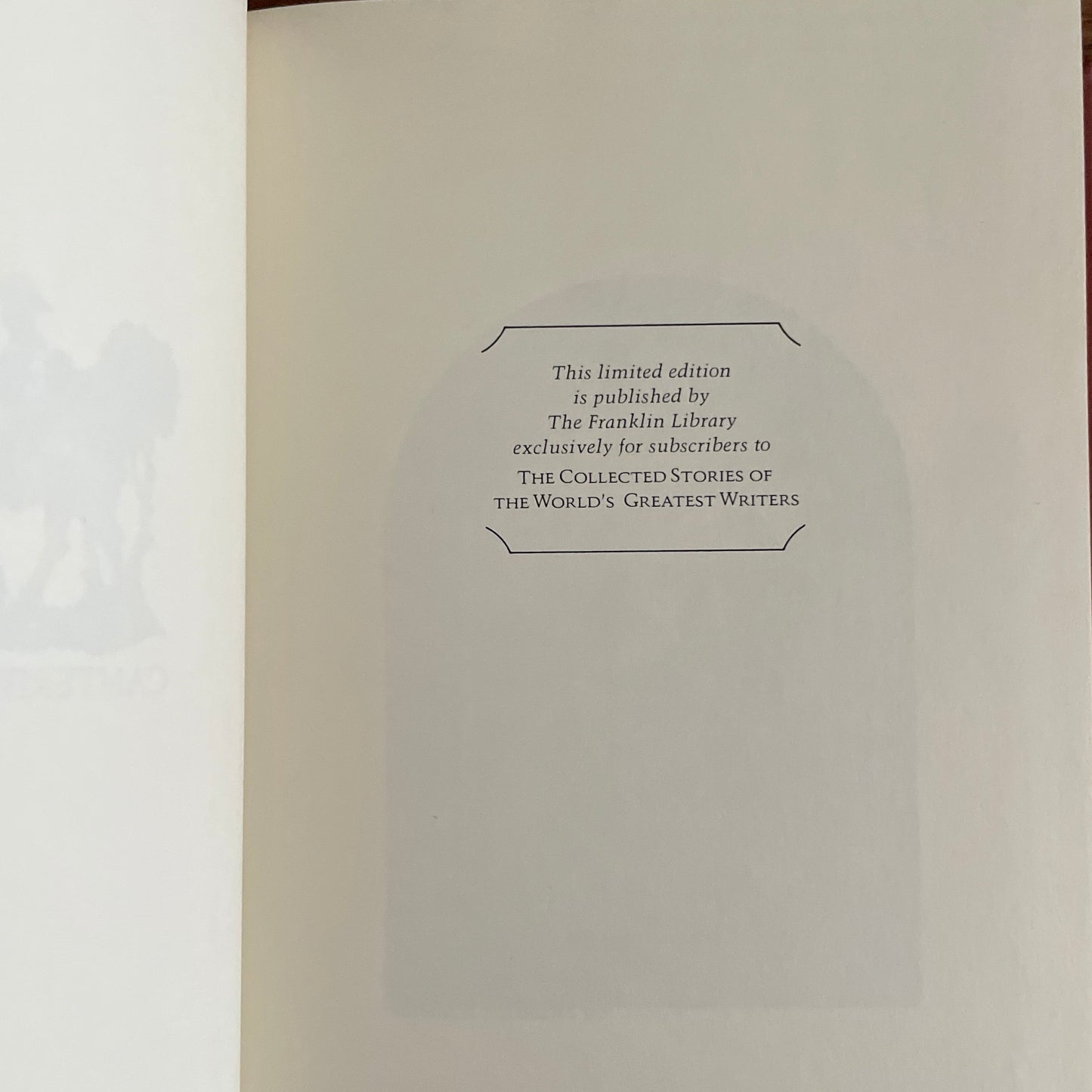 Canterbury Tales by Geoffrey Chaucer - Leather The Franklin Library Limited Edition Collector's Edition 1978