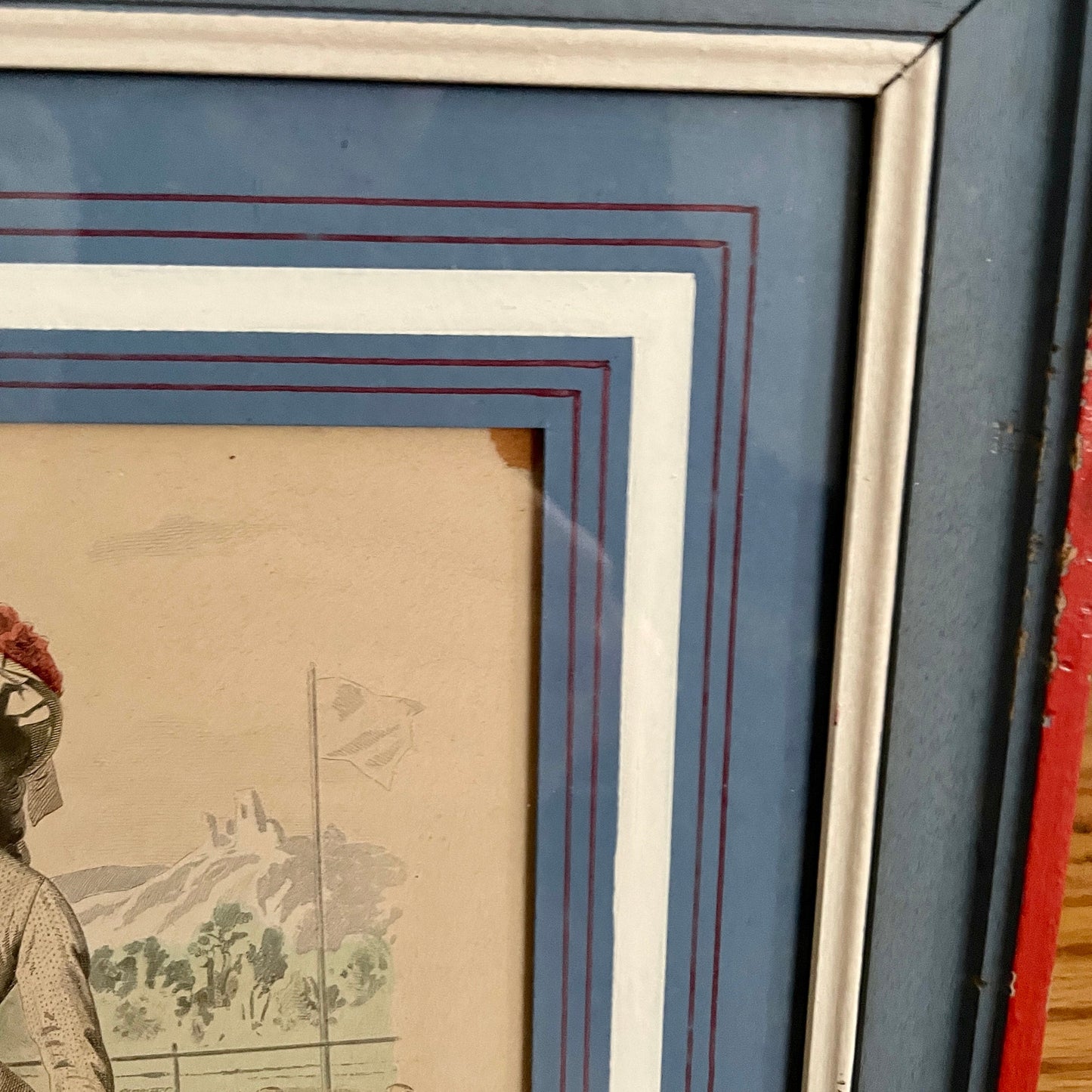 Antique Victorian Moine et Falconer Paris Framed Original Catalog Advertisement