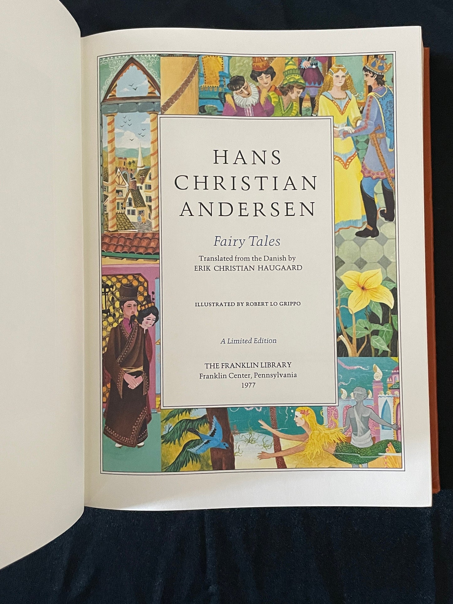 Hans Christian Andersen's Fairy Tales - Leather The Franklin Library Limited Edition Collector's Edition 1977