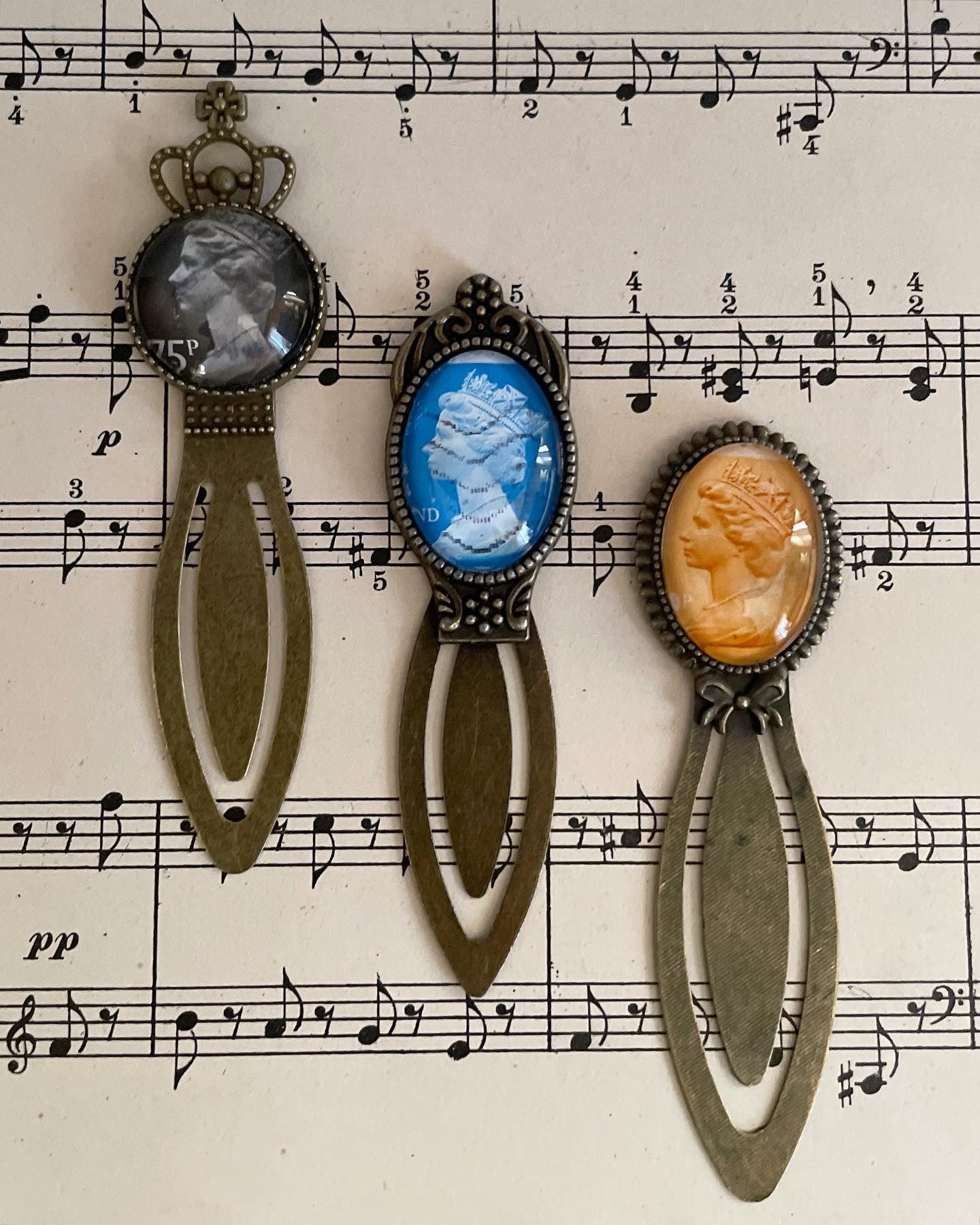 Queen Elizabeth "Machin" Stamp Bookmarks