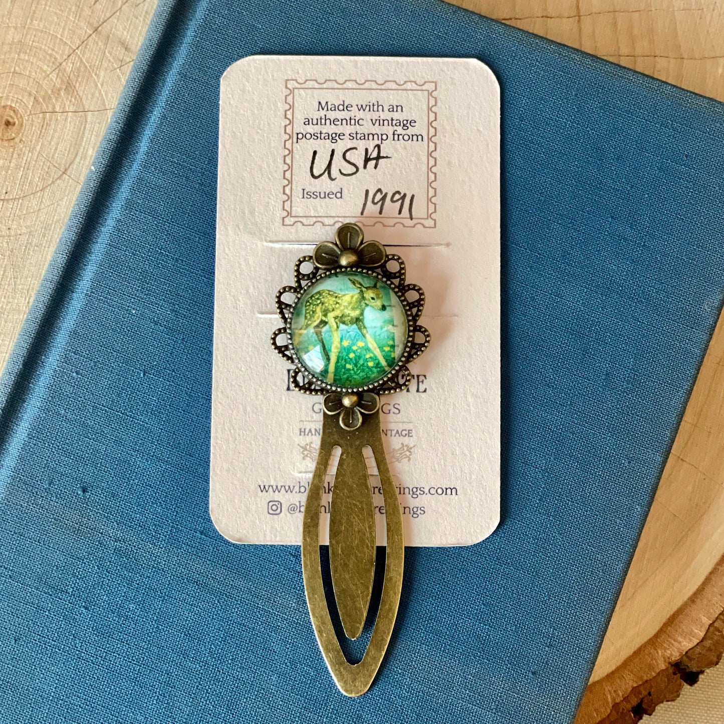 Fawn Baby Deer Stamp Bookmark