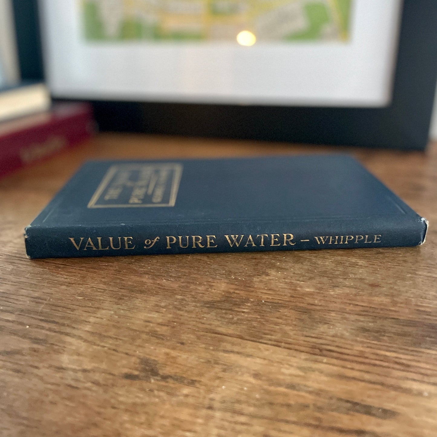The Value of Pure Water by George C. Whipple - First Edition  First Thousand 1907